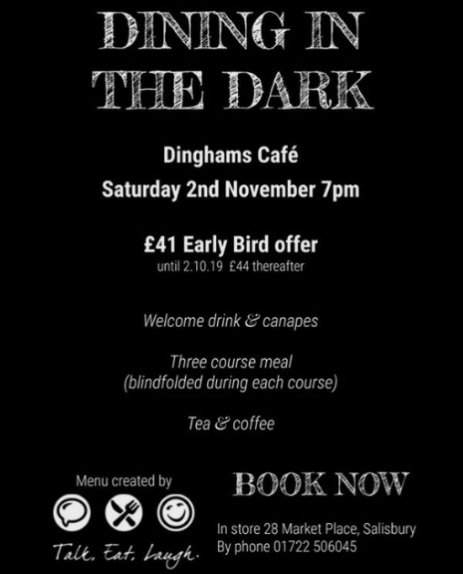 Dining in the Dark, Dinghams